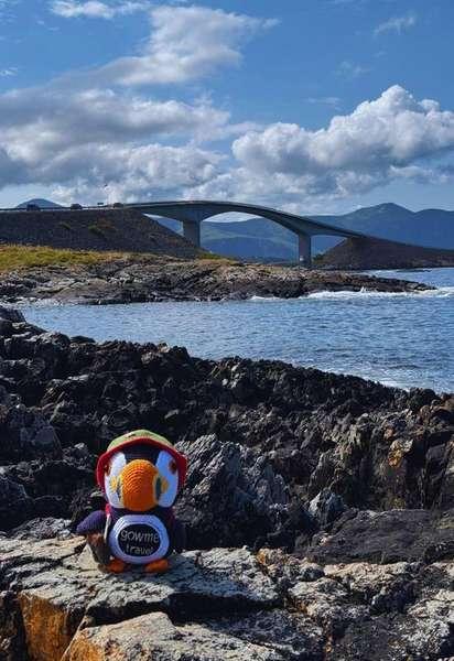 Atlantic Road boardwalk at Eldhusøya on a Norway coastal roadtrip