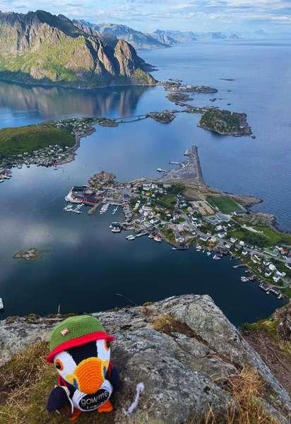 Lofoten islands from Reinebringen on a Norway roadtrip