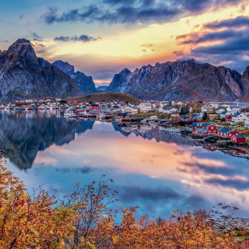 Autumn in Lofoten, Norway