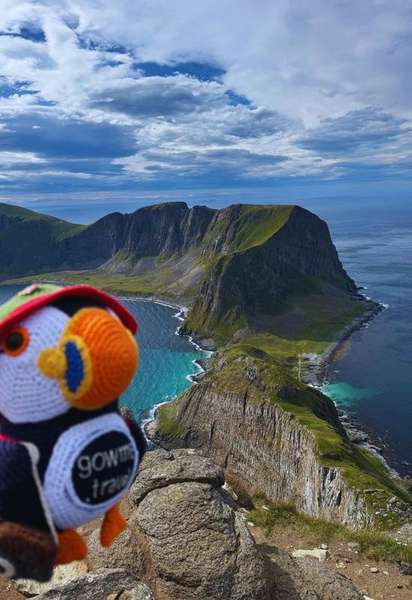 Håen, Northern Norway — Mountain peak on Værøy island in Lofoten, second highest peak offering panoramic views.