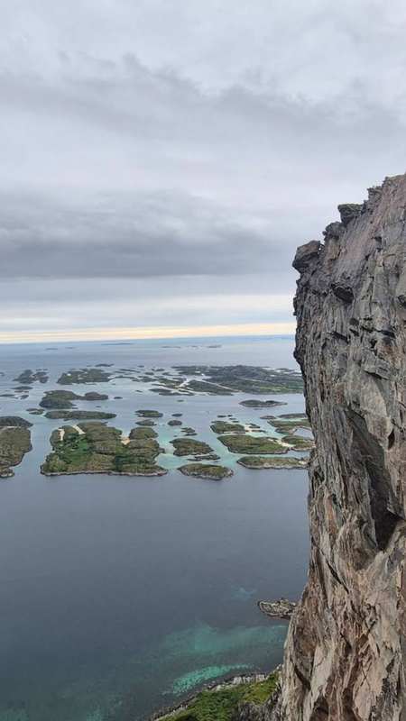 Rødøyløva, Northern Norway — Distinctive mountain peak resembling a lion
