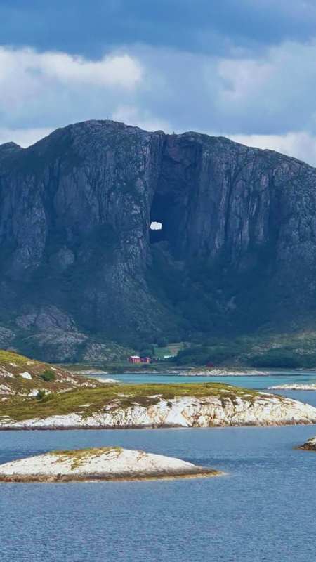 Torghatten, Northern Norway — Iconic mountain with a natural tunnel through its center, accessible by hiking trail.